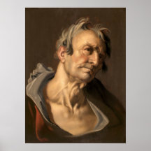 Ein alter Mann - Abraham Bloemaert Fine Art Poster
