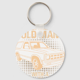 Ein alter Mann Chevrolet Blazer 1989 Schlüsselanhänger
