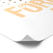 Ein alter Mann Ford Mustang 1966 Fastback Poster (Ecke)