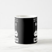 Ein alter Mann mit Mandoline 3 darf nie unterschät Kaffeetasse (Mittel)
