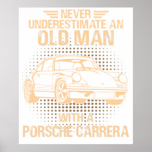 Ein alter Mann Porsche 911 Carrera Rs 2.7 Poster