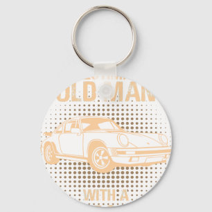 Ein alter Mann Porsche Carrera 1984 Schlüsselanhänger