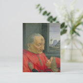 Ein alter Mann und ein Junge, 1480er Postkarte (Stehend Vorderseite)