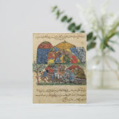 Ein alter Mann und ein junger Mann Postkarte (Stehend Vorderseite)
