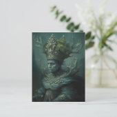 Ein alter Meeresgott Postkarte (Stehend Vorderseite)