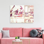 Ein alter Philosoph lehrt Leinwanddruck (Insitu (Wohnzimmer))