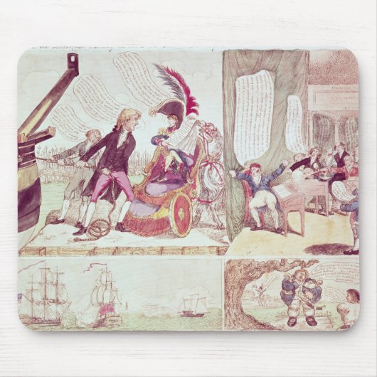 Ein alter Philosophen-Unterricht Mousepad (Vorne)