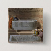 Ein alter Sarkophag von Basaltes, genannt das Lov
