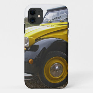 Ein alter schwarzer und gelber Citroen 2CV 2 CV, Case-Mate iPhone Hülle
