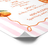 Ein älterer Spritz Handgezeichnete Getränkekarte Poster (Ecke)