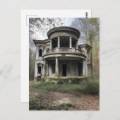 Ein altes, abandred Landhaus Postkarte (Vorne/Hinten)