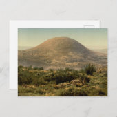 Ein altes Foto des Tab-Berges im heiligen Land Postkarte (Vorne/Hinten)