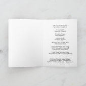 Ein altes Freundgedicht Karte (Innenseite)