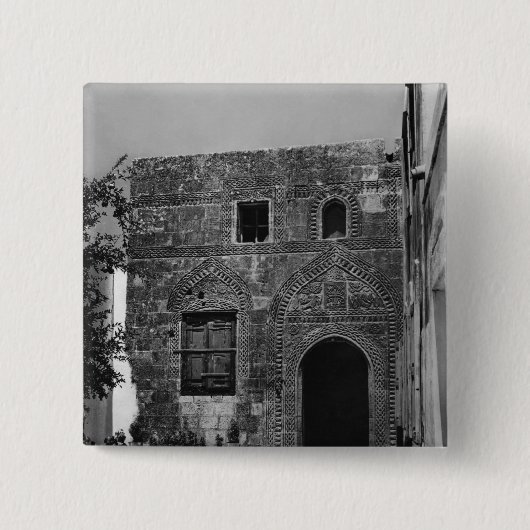Ein altes Haus in Lindos, Rhodos Button (Vorderseite)