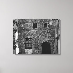 Ein altes Haus in Lindos, Rhodos Leinwanddruck