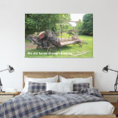Ein altes Pferd Gezeichnet Kombination Leinwanddruck (Insitu (Schlafzimmer))