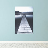 Ein altes Pier-Portrait Leinwanddruck (Insitu (Holzboden))