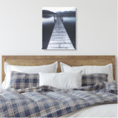 Ein altes Pier-Portrait Leinwanddruck (Insitu (Schlafzimmer))