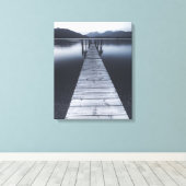 Ein altes Pier-Portrait Leinwanddruck (Insitu (Holzboden))