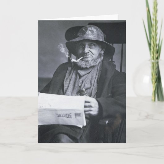 Ein altes Salz Karte (Vorderseite)