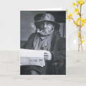 Ein altes Salz Karte (Gelbe Blume)