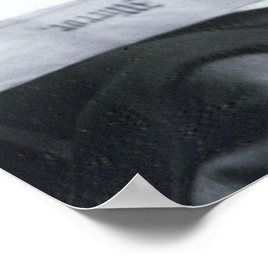 Ein altes Salz Poster (Ecke)