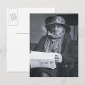 Ein altes Salz Postkarte (Vorne/Hinten)