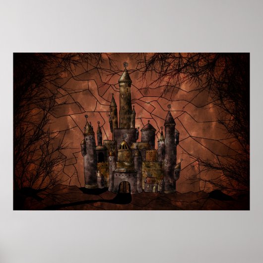 Ein altes Schloss Poster (Vorne)