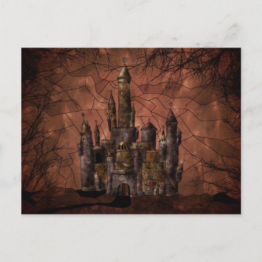 Ein altes Schloss Postkarte (Vorderseite)