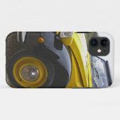 Ein altes, schwarz-gelbes Citroen 2CV 2 CV, Case-Mate iPhone Hülle (Rückseite (Horizontal))