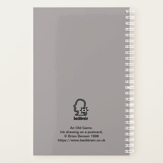 Ein altes Spiel Planer (Rückseite)