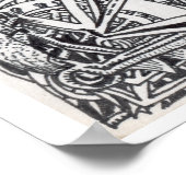 Ein altes Spiel Poster (Ecke)