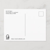 Ein altes Spiel. Postkarte (Rückseite)