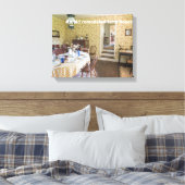 Ein altes umgebautes Bauernhaus Leinwanddruck (Insitu (Schlafzimmer))