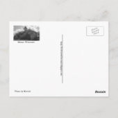 Ein altes verlassenes Gebäude Postkarte (Rückseite)