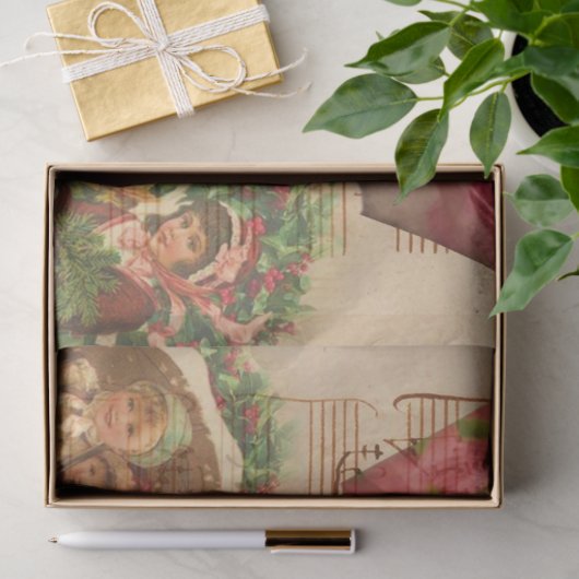 Ein altes Weihnachtsserie Design 2 Gewebepapier Seidenpapier (Geschenk)