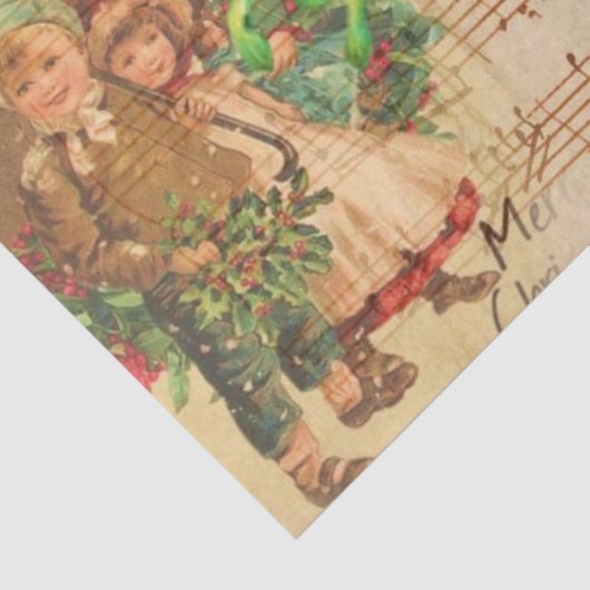 Ein altes Weihnachtsserie Design 2 Gewebepapier Seidenpapier (Ausschnitt)