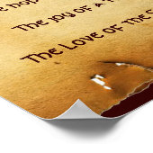 Ein altirisches Weihnachtsgesegment, Platz Poster (Ecke)