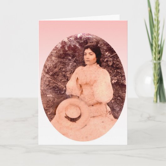 Ein altmodischer Muttertag Karte (Vorderseite)