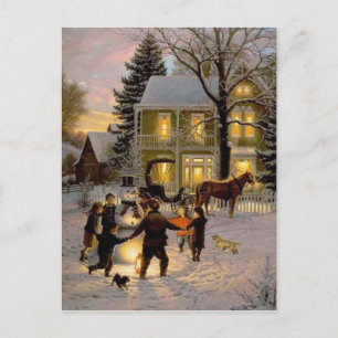 Ein altmodisches Weihnachten im Vintage-Stil