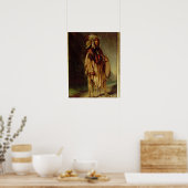 Ein Amerikanische Ureinwohner im Norden in einer a Poster (Küche)