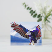 Ein amerikanischer Adler Postkarte (Stehend Vorderseite)