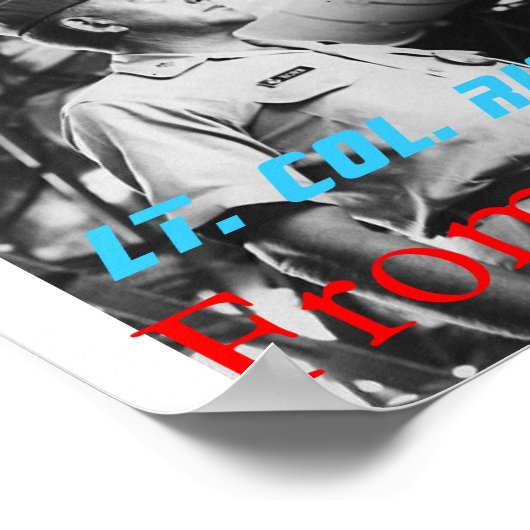 Ein amerikanischer Held Poster (Ecke)