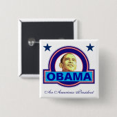 Ein amerikanischer Präsident Button (Vorne & Hinten)