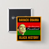 Ein amerikanischer Präsident Button (Vorne & Hinten)