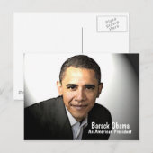 Ein amerikanischer Präsident Postkarte (Vorne/Hinten)