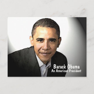 Ein amerikanischer Präsident Postkarte