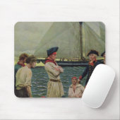 Ein amerikanischer Privateer, der einen britischen Mousepad (Mit Mouse)