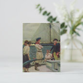 Ein amerikanischer Privater, der den britischen Pr Postkarte (Stehend Vorderseite)