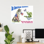 Ein amerikanischer Sommer (Landschaft) Poster (Heimbüro)